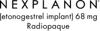 NEXPLANON® (etonogestrel implant) 68 mg Radiopaque Logo