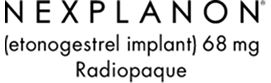 NEXPLANON® (etonogestrel implant) 68 mg Radiopaque Logo